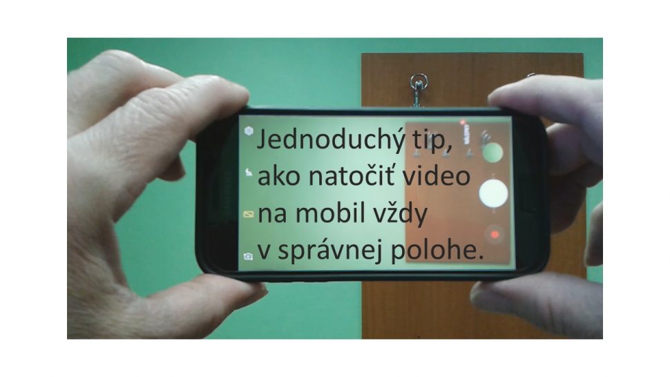 Ako natočiť video na mobil